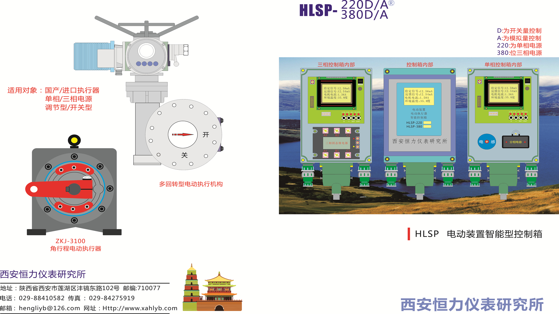 执行器智能分体控制箱HLSP系列说明书1